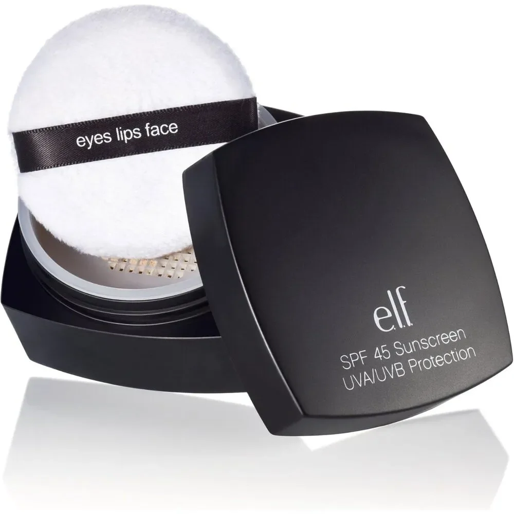 ELF E.L.F. Sunscreen SPF 45 Powder‎ Foundation NEW UNUSED Sheer 83332